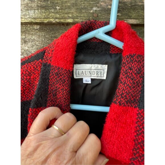 Vintage Laundry size Large Buffalo plaid coat. - Picture 6 of 6